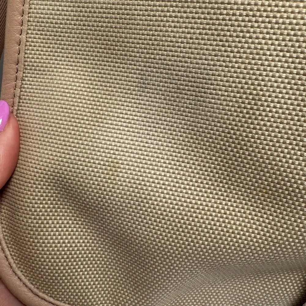 SOLD Fendi Zucca Pink & Khaki Crossbody Bag with Monogram Strap Luxury Bag - Picture 15 of 16